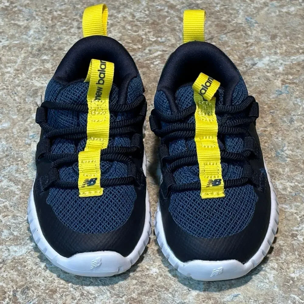 New Balance Infant Baby Playgruv Blue Running Bungee Shoes Size 5 Toddler - Picture 9 of 11